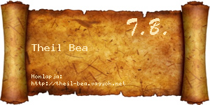 Theil Bea névjegykártya